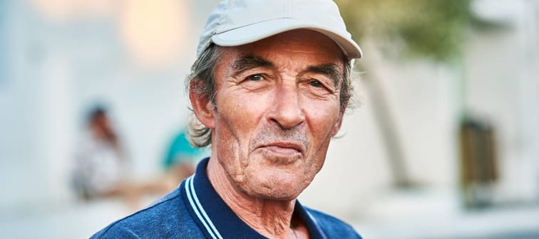 Older man smiling