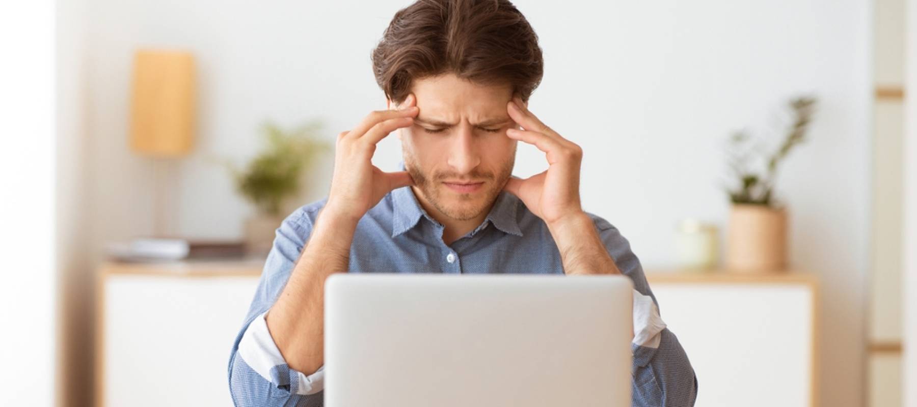 Man at laptop